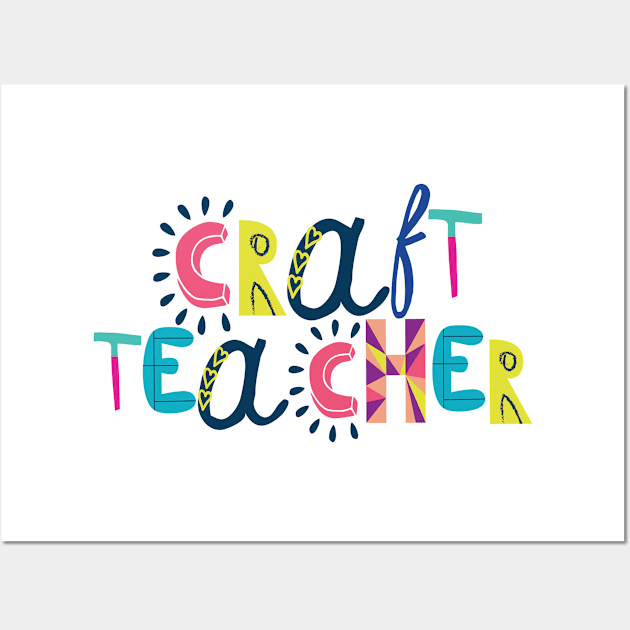 Cute Craft Teacher Gift Idea Back to School Wall Art by BetterManufaktur